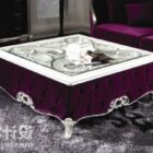 Rzeźbiony stolik kawowy Elegancki design