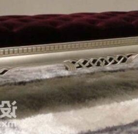 Sofa skammel Elegant Design 3d model