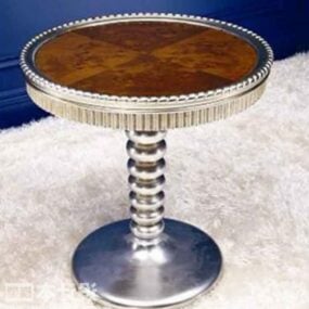 Luxury Silver Coffee Table 3d model