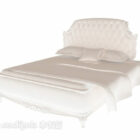 Weiche Bett weiße Farbe
