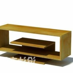 Armoire rectangulaire minimaliste modèle 3D