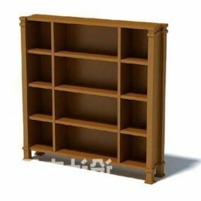 Modern Bookshelf For Living Room 3d model