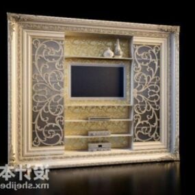 Luxuriöses modernes TV-Schrank-3D-Modell