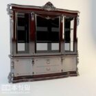Classic Wooden Wine Cabinet