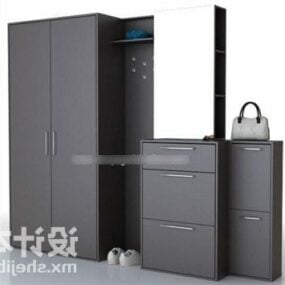 Grey Wall Cabinet 3d model