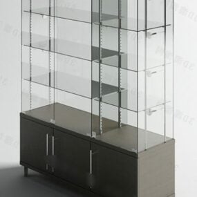 Wine Cabinet Glass Material 3d model