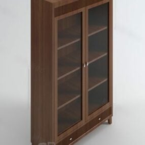 Τρισδιάστατο μοντέλο Wine Cabinet Glass Door