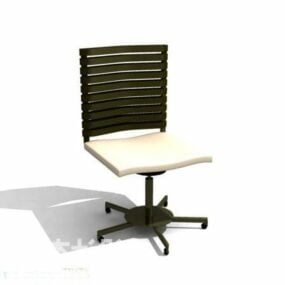 Modern Office Chair With Wheels 3d model