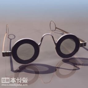 דגם תלת מימד של משקפי בלש