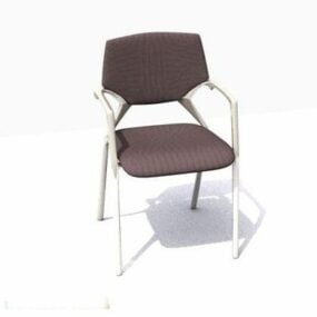 School And Office Chair Simple Style 3d model