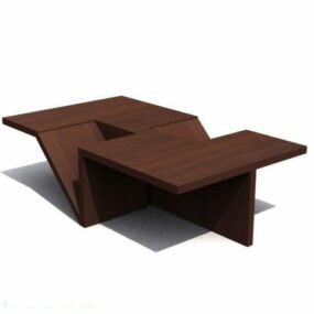 Soffbordet stiliserad 3d-modell