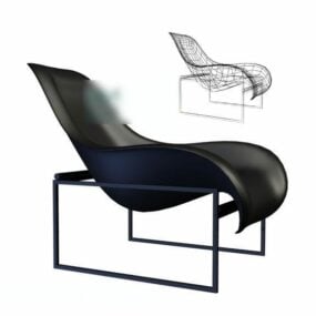 Chaise longue inclinable modèle 3D