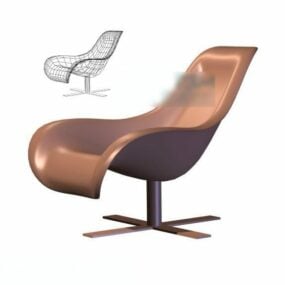 Relax Chair Plastic Material 3d model