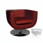 Fauteuil Rouge Pied Fixe