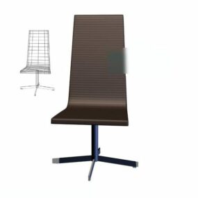 High Back Coffee Chair 3d model
