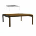 Small Coffee Table Wooden Material