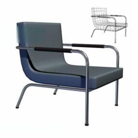 ห้องนั่งเล่น Modernism เก้าอี้นวมแบบ 3 มิติ