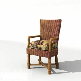 Modern Armchair Nixon Upholstered 3d model