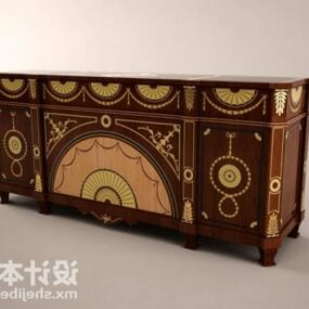 Antique Dresser With Pattern 3d model