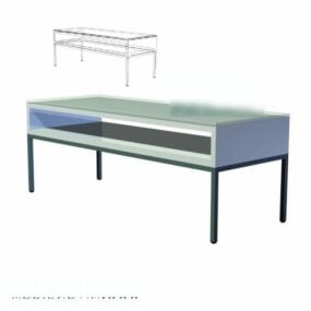 Coffee Table Rectangular Design 3d model