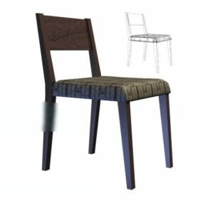Common Style Of Restaurant Chair 3d model
