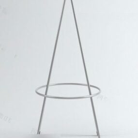 Bar Chair Simple Shaped 3d model