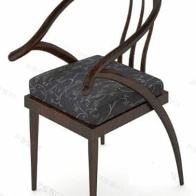 Modelo 3d de design de modernismo de cadeira de jantar