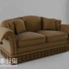 Античный кожаный диван верблюда