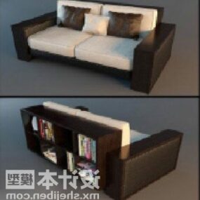 Wohnzimmer-Sofa-Schrank kombinieren 3D-Modell