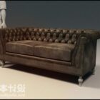Sofa do salonu Chesterfield Velvet