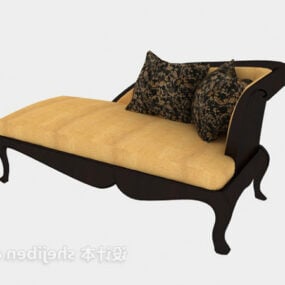 소파 겸용의 침대 빈티지 디자인 3d 모델