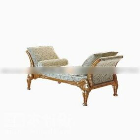 Antique Classic Daybed Sofa 3d model