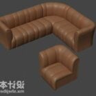 Multi Seaters Leather Sofa Different Size