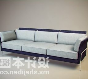 Three Seaters Modern Sofa 3d model