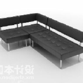 Corner Mid Century Sofa 3d model