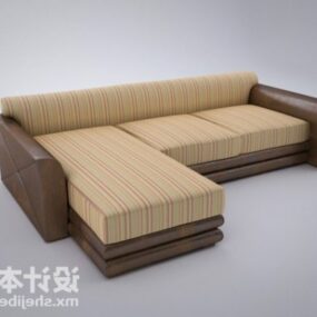 Canapé sectionnel multiplaces modèle 3D