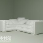 Multi Seaters White Sofa Corner Design