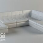 Canapé d'angle multi-places en forme de U