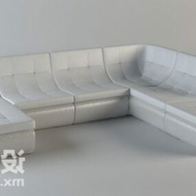 Multi Seaters Sofa Corner U Shaped 3d model