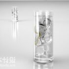 Beverage Glass With Ice
