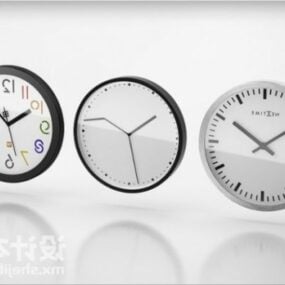 ساعة بأقراص مختلفة نموذج ثلاثي الأبعاد