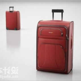 Modelo 3d de mala de bagagem de viagem