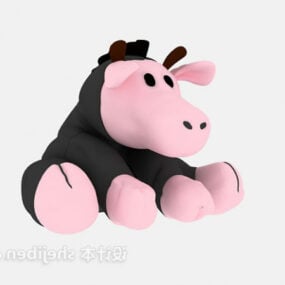 Brinquedo de pelúcia de burro Modelo 3D