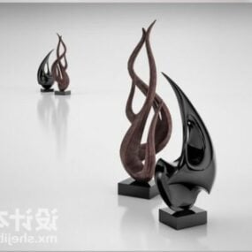 Abstract Figurine Home Trinkets 3d model