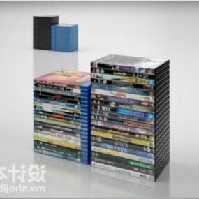 Book Stack Pack 3D-malli