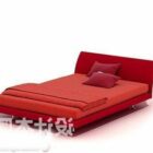 Double Bed Red Color V1