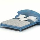 Blue Color Double Bed