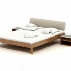 Simple Double Bed Modern Furniture