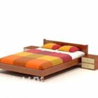 Colchón colorido de la cama doble