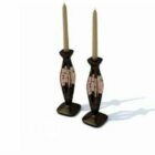 Antique Two Candlestick Light